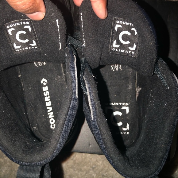 All black Converse Shoes Size 11 US - Picture 4 of 7